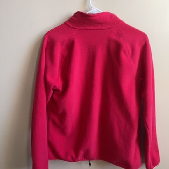 FUDA Bright Red Full Zip Cozy Fleece w/Embroidered Design & Pockets (Size: Med) - Picture 3 of 14